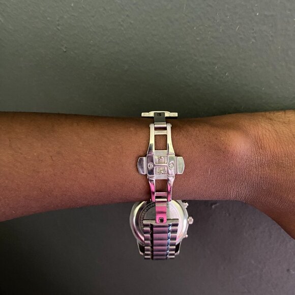 CRRJU Man stainless steel blue and silver quartz wristwatch - Picture 9 of 11